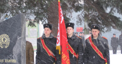 Аллея памяти выпускников Минского СВУ