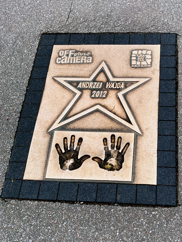 Аллея звезд в Кракове