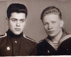 Лейкин Л.Г. и Енин В.С. 1960 год.
