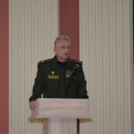 Начальник Минского СВУ обратился к первокурсникам Начальник Минского СВУ перед первокурсниками