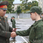 Вручение погон суворовцам Скобелев вручение погон суворовцам