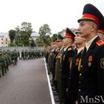 Суворовцы на плацу МСВУ Суворовцы на плацу МСВУ