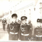 На вокзале после парада