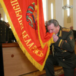 Прощание Сергея Потапенко со Знаменем