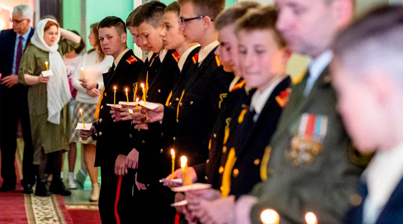 Храм святого Иоанна Богослова в Минском СВУ