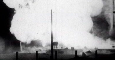 Взрыв ракеты Р-16 на космодроме Байконур