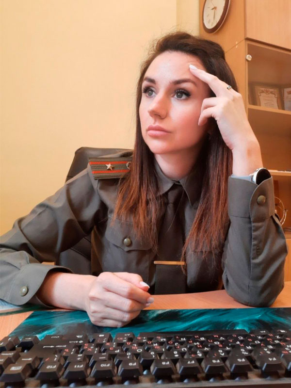 Майор Николаеня Янина Игоревна