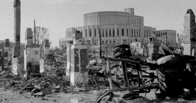 Разрушенный войной Минск