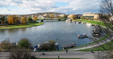 Набережная Вислы в Кракове