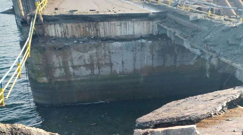 Удары по Печенежской дамбе