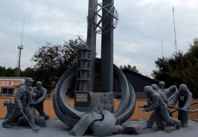 Памятник пожарным Чернобыля