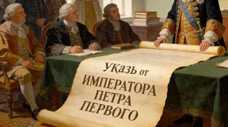 Указ Петра I о регистрации дураков